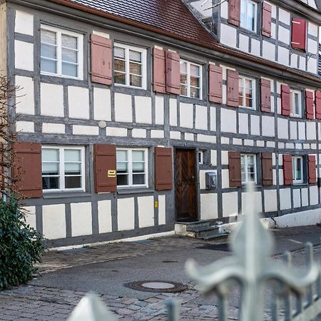 Fewo Im Alten Fachwerkhaus Bad Buchau Dış mekan fotoğraf