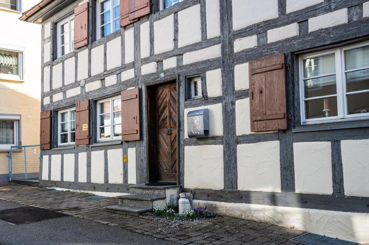 Fewo Im Alten Fachwerkhaus Bad Buchau Dış mekan fotoğraf